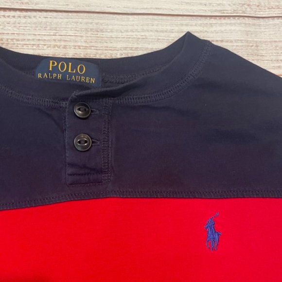 Boys Polo Ralph Lauren Long Sleeve Henley Top - Picture 3 of 4